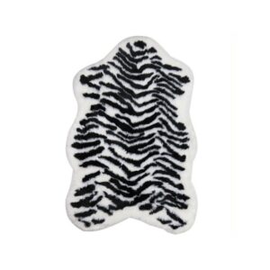 zebra faux fur rug fur rug 1200