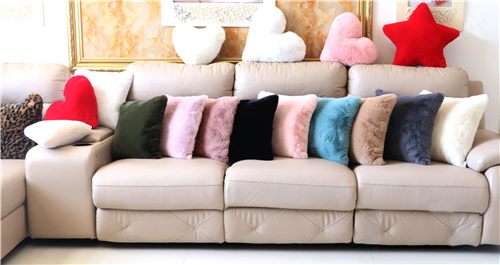 Color-led basics for custom faux fur cushion wholesale