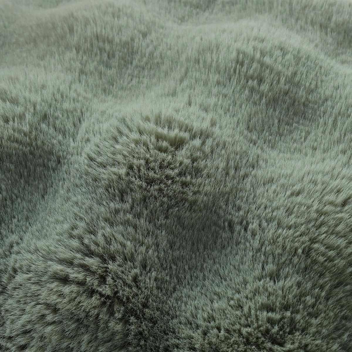 Sea Spray Bubble Faux Fur Throw Pillow, 24 inch — gallery view 4